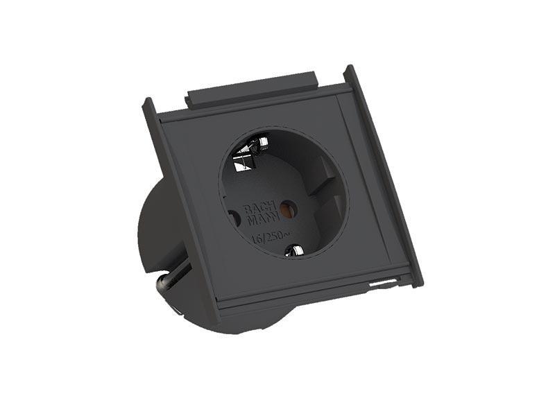 Bachmann KAPSA Einbau Steckdose (927.400) mit Stromzuleitung