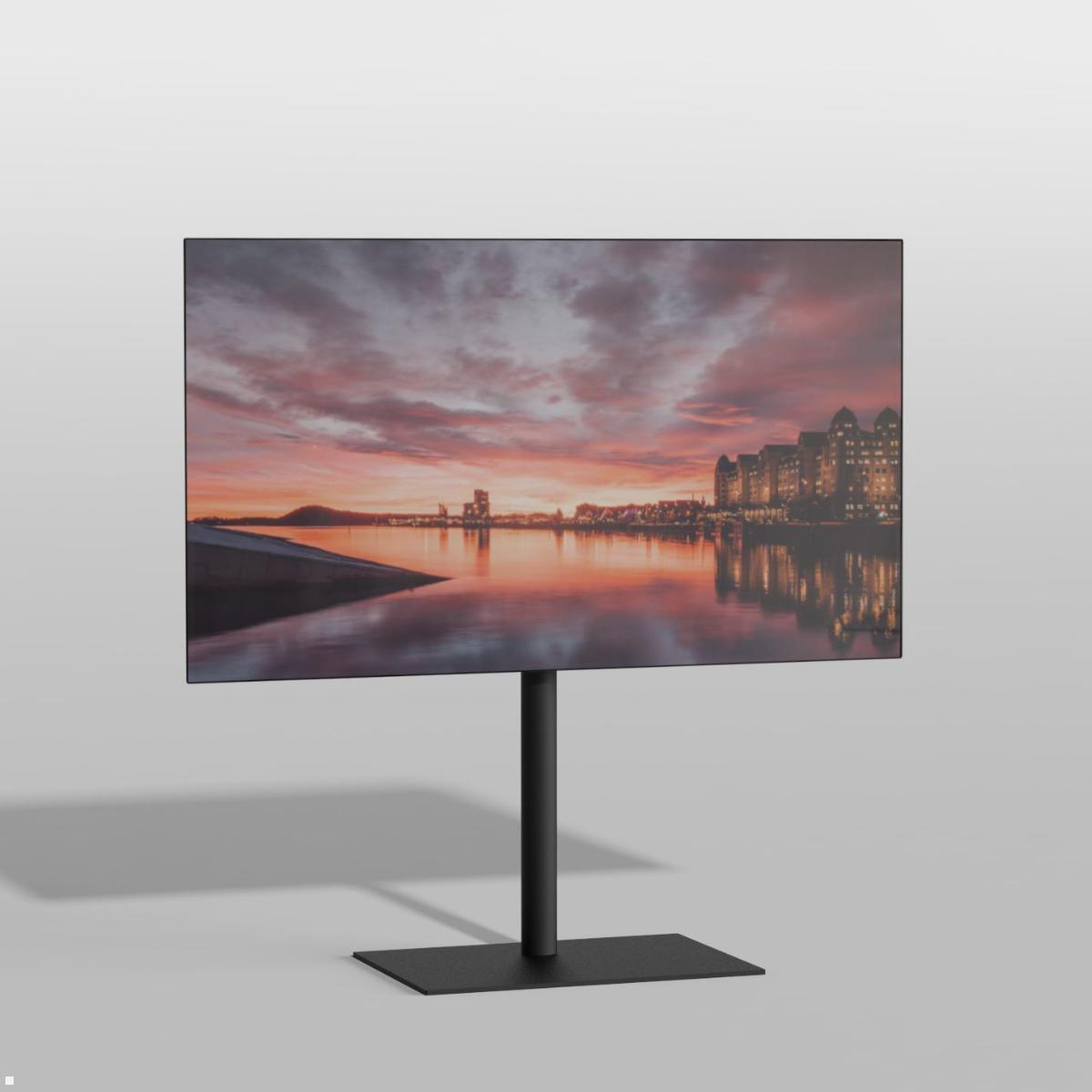 Cavus SQUARE120B44 TV Standfuß rechteckig 32 - 65 Zoll, Säule 120 cm, schwarz Anwendung Modern Living