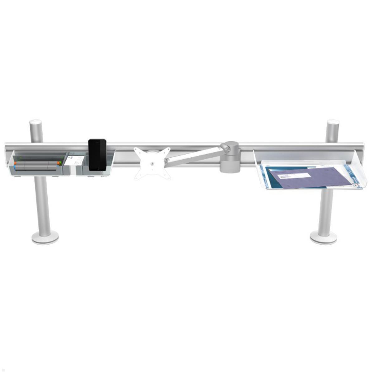 Dataflex Viewlite Schienensystem/Slatwall für den Tisch 1800mm (58.705) Anwendungsbeispiel