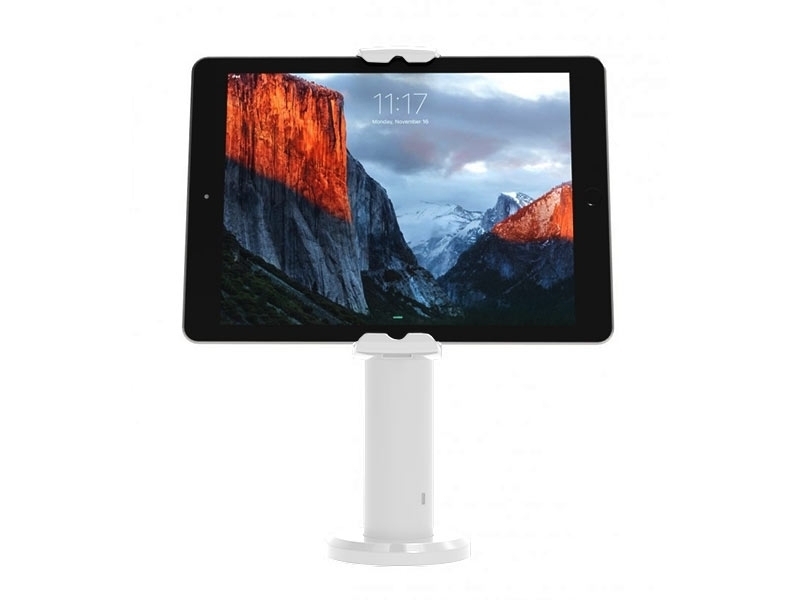 Compulocks RISE Cling universal Tablet Tischhalterung schwenkbar 200mm, weiß Front