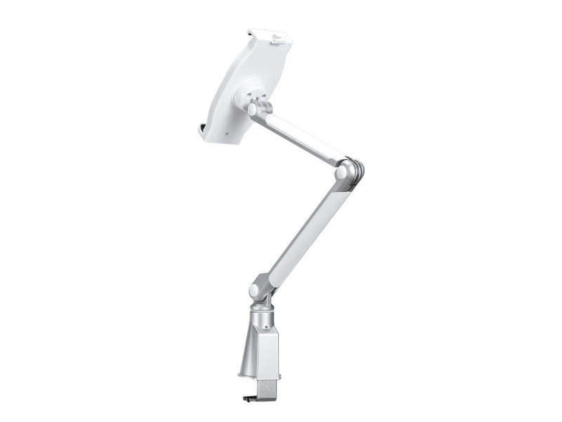 NewStar TABLET-D100 Tischhalterung mit Klemme, silber Höhenverstellbar