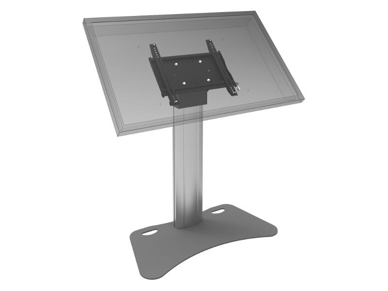 SmartMetals mobiler Monitor Trolley 65 Zoll neigbar 350mm mit VESA Halterung (nicht enthalten)