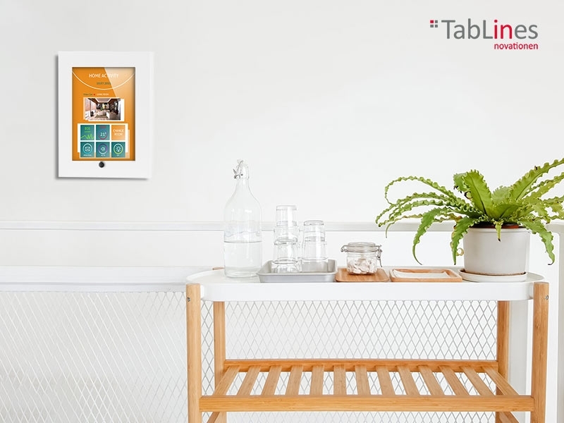 TabLines TSG042W Tablet Schutzgehäuse für Apple iPad 5 (2017), HB, weiß SmartHome