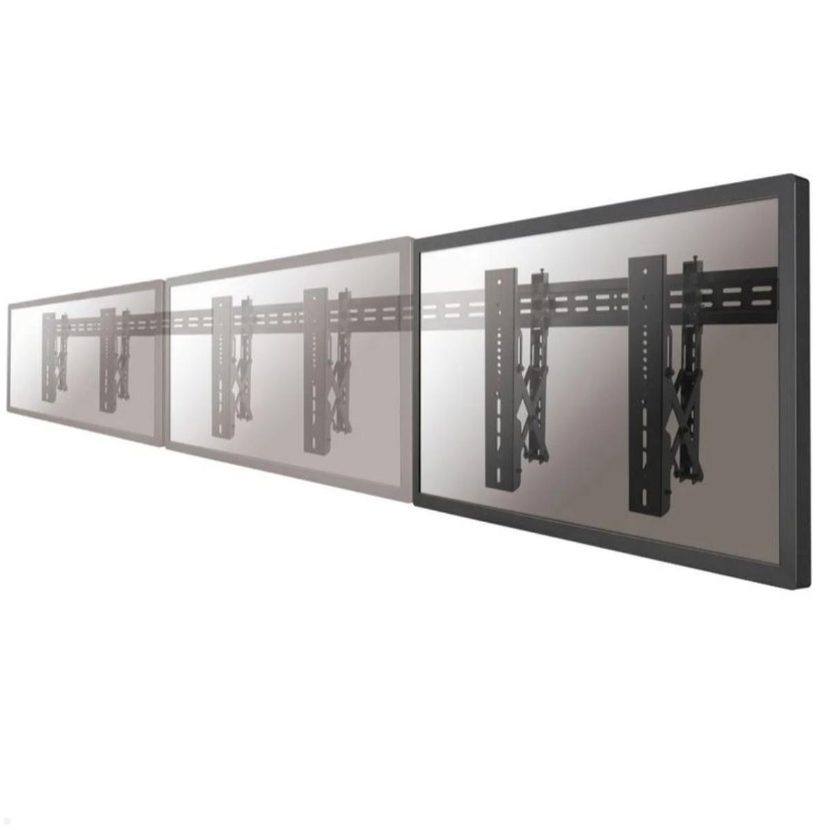 Neomounts LED-VW1000 Videowall Wandhalterung, schwarz Anordnung Monitore in einer Reihe