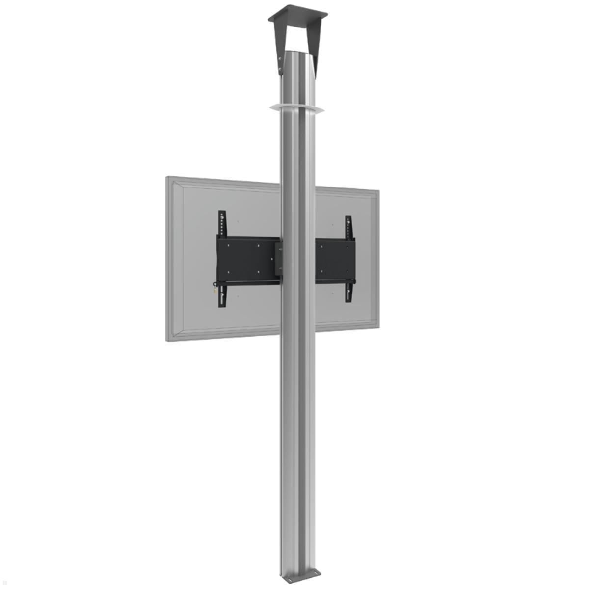 SmartMetals Boden-Deckensäule (Heavy Duty Serie) 3000mm, bis 90 Zoll, Rückseite