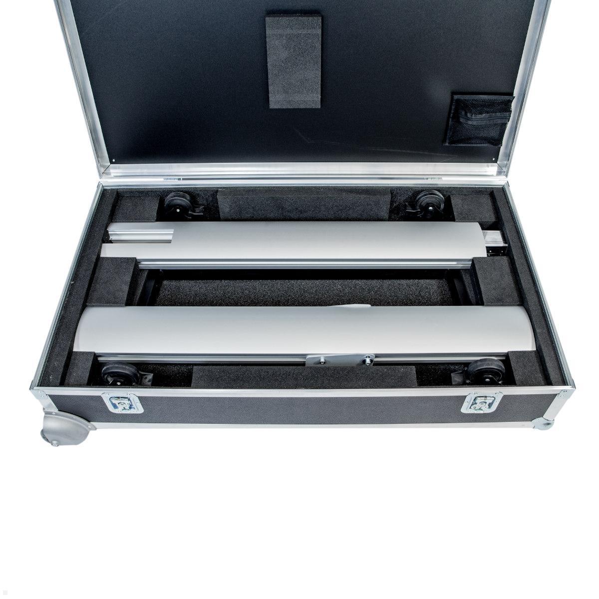 SMS Messekit Set mobiler Monitor Standfuß FM MT 1800 + Transportcase