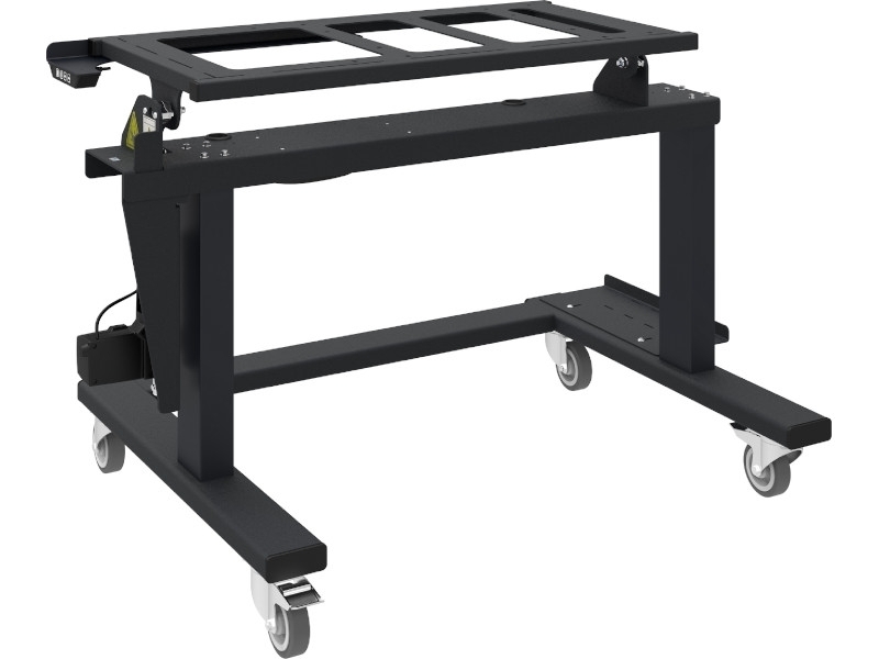 SmartMetals Tip & Touch Mobiler Touchscreen Trolley für Rollstuhlnutzung horizontal bis 65 Zoll