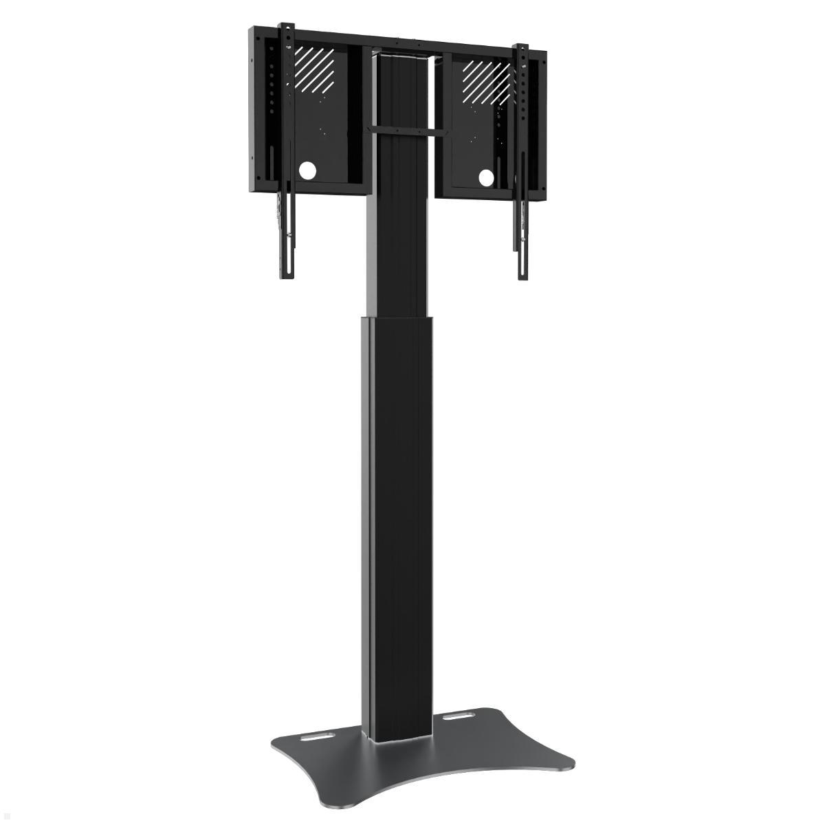 Conen Lite elektrischer TV Ständer 42-86 Zoll 900 mm Hub, schwarz