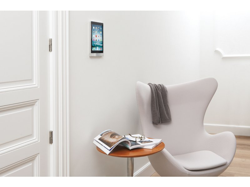 Basalte Eve diebstahlsicherer Wandhalter für iPad Mini 4, rund weiß Wandmontage