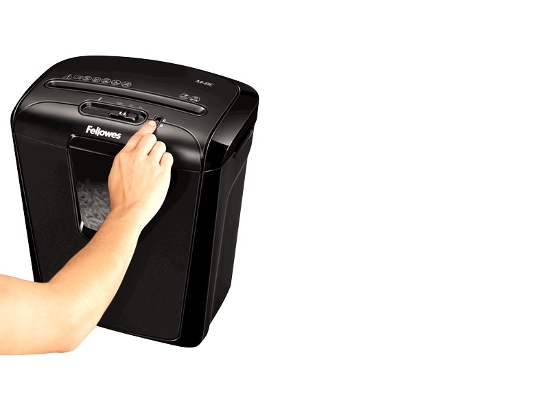 Fellowes Partikelschnitt Aktenvernichter Powershred M-8C Funktionen