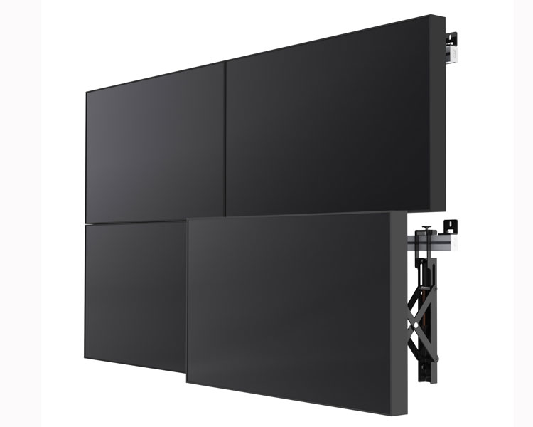 SMS Multi Display Wall + Push-Out Videowall Einbau Wandhalterung (PW010020)