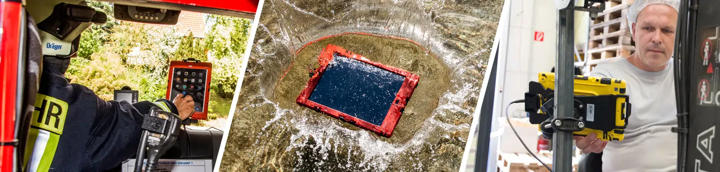 Andres Industries iPad / Tablet Halter wetterfest Outdoor