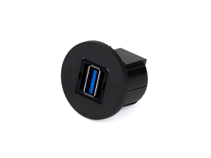 Bachmann MINI PIX Einbausteckdose mit USB 3.0 A/A Modul