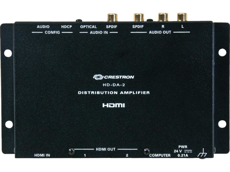 Crestron HDMI 1 auf 2 Verteiler, Audio-Extractor/Embedder