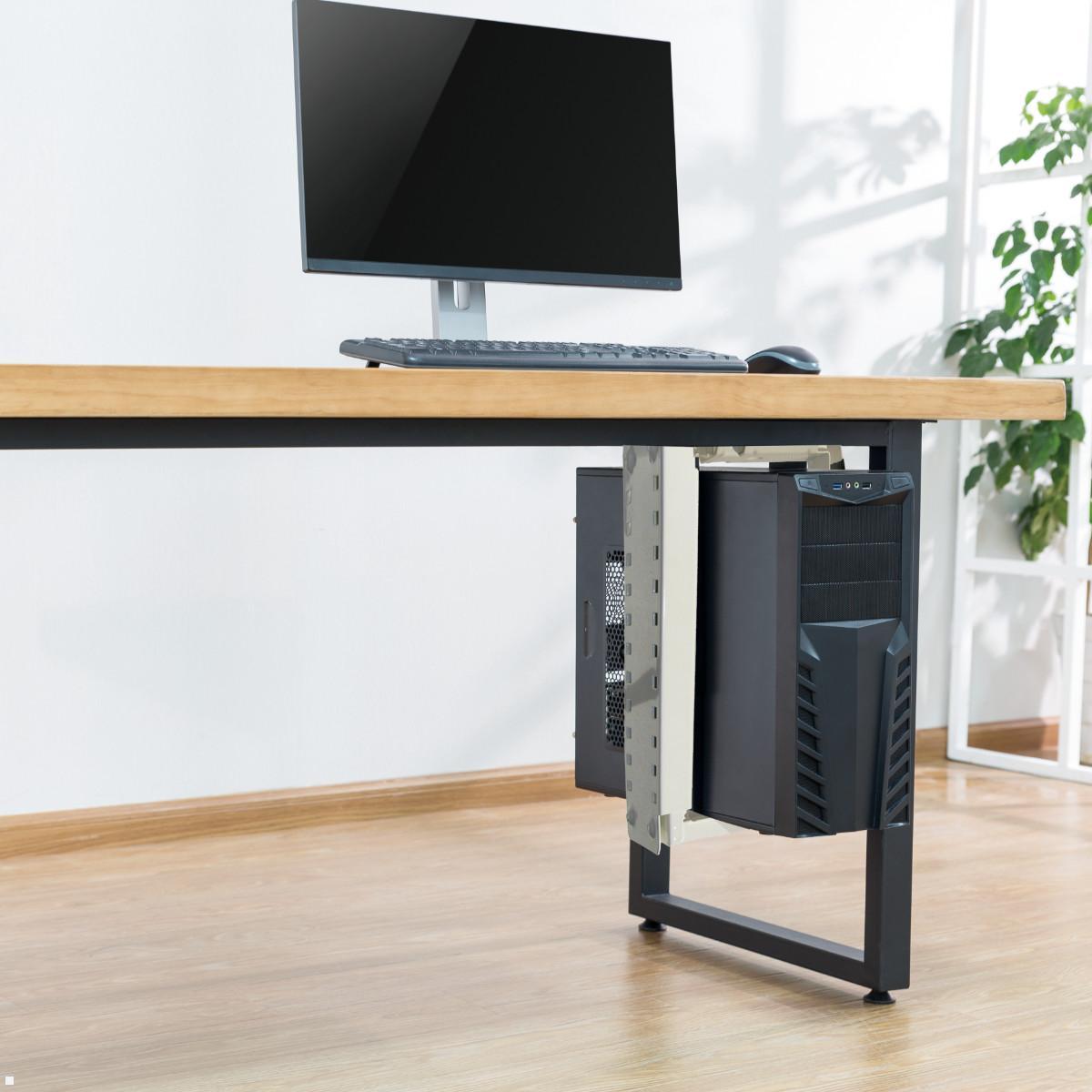 Neomounts CPU-D100WHITE PC Halterung Tisch, weiß, Anwendungsbeispiel Büro