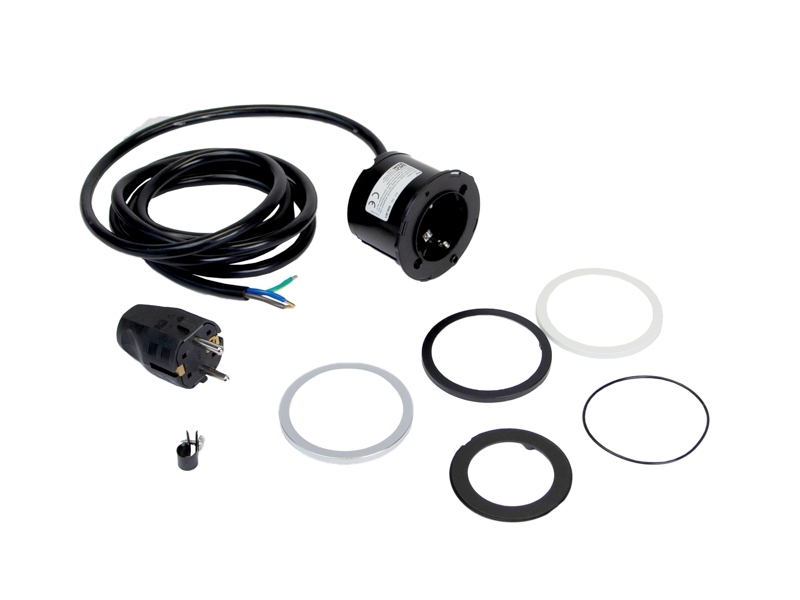 Bachmann PIX mit Schutzkontaktsteckdose (926.001) mit 2m Stromzuleitung