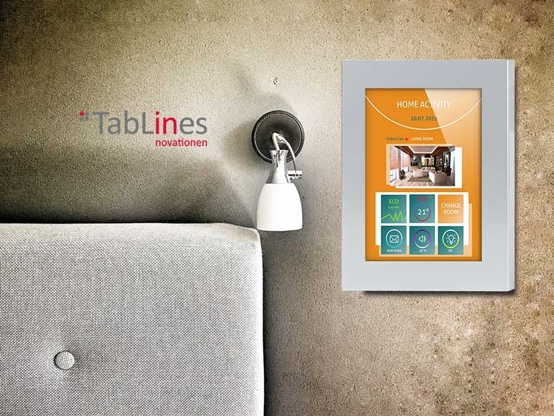 TabLines TSG031S Tablet Schutzgehäuse für Apple iPad Pro 12.9 Smart Home Anwendung