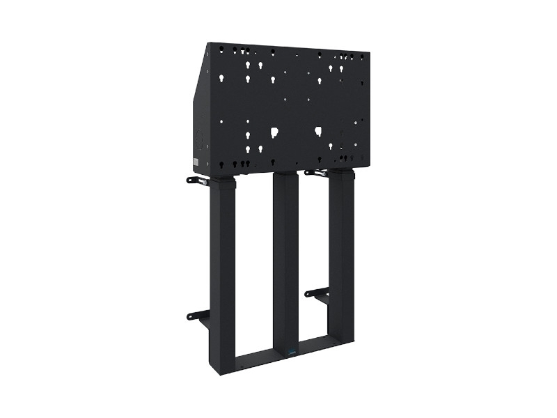 SmartMetals Bodenständer mit Wandlift XXL für Bildschirme 98 Zoll, schwarz