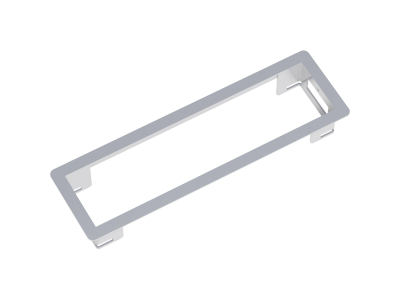 Bachmann 317.001 Power Frame Einbaurahmen 3-fach edelstahl