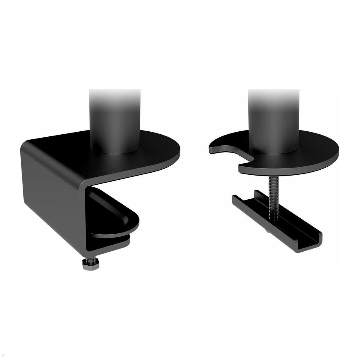 Dataflex Viewmate Monitorhalterung 2 Monitore übereinander (52.673), schwarz Tischbefestigungen