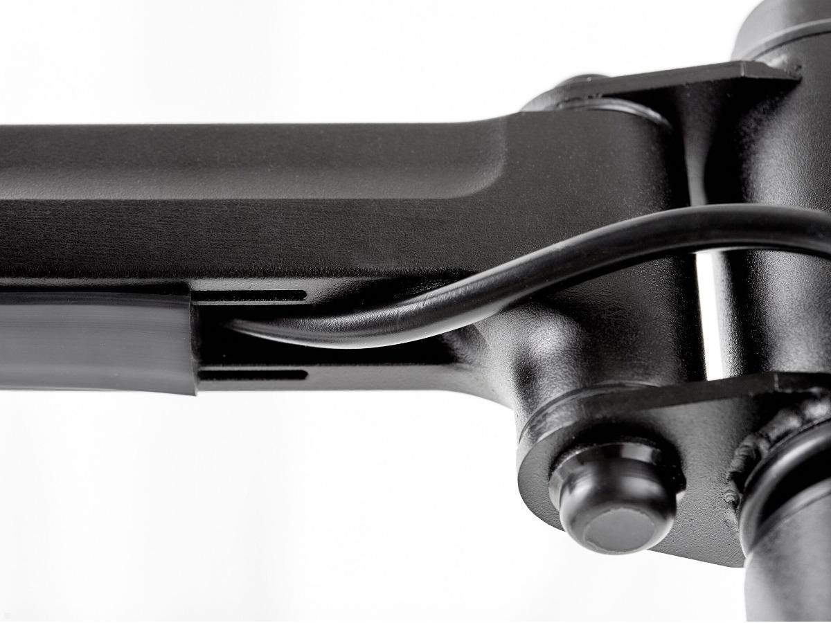 Edbak DM141 4-fach Monitor Tischhalterung 19 bis 27 Zoll, schwarz neigbar