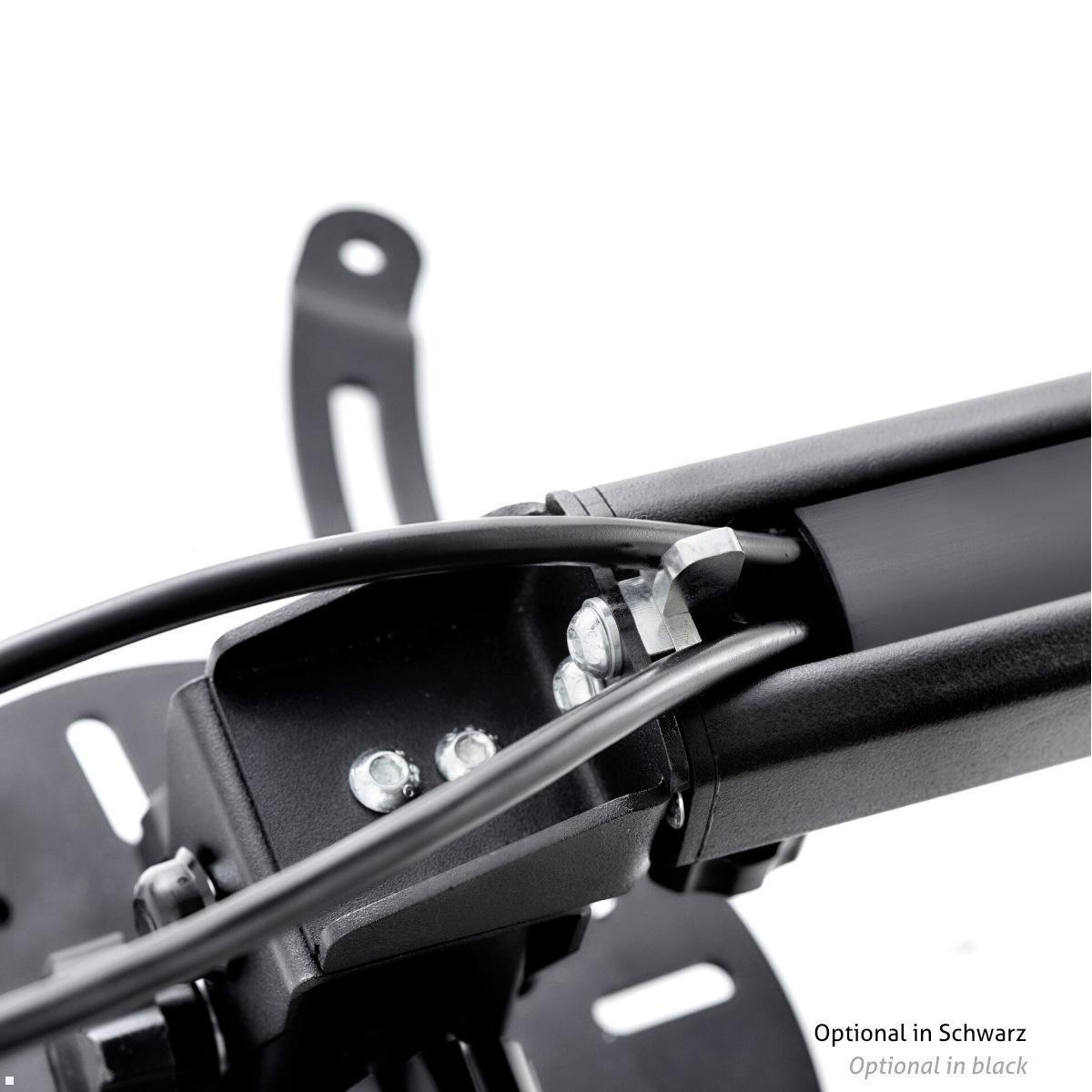 Edbak WPMV100W Beamer Wandhalterung 500-800 mm, weiß Kabelführung