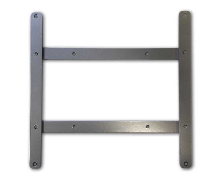 MonLines VESA Adaptersatz 100x100 auf 200x200, silber