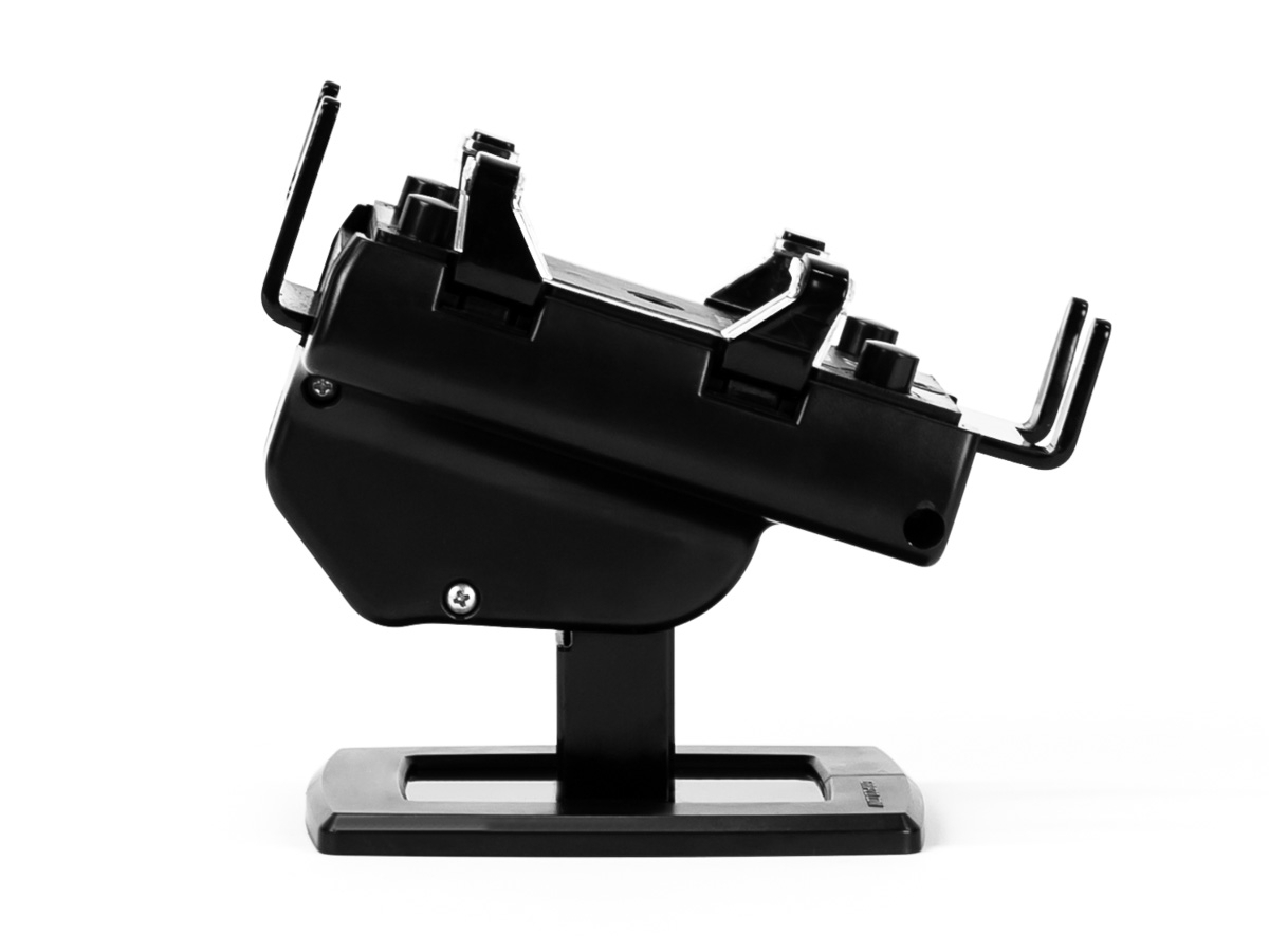 Gripzo Smartphone Tischhalterung XL für iPhone 6,7,8, X, schwarz diebstahlsicher