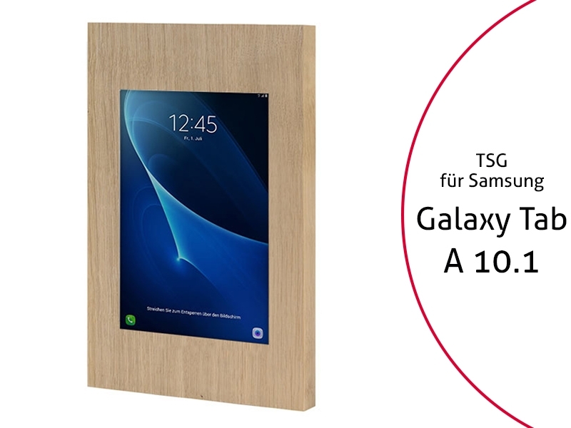TabLines TSG050O Tablet Schutzgehäuse für Samsung Tab A 10.1, Eiche