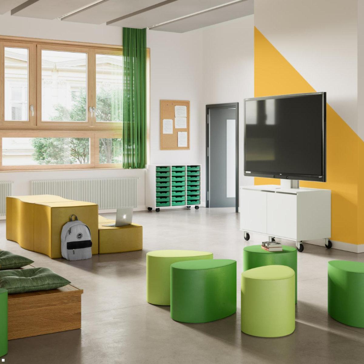 Mobiler TV Fernsehschrank Conen SCETASBNA, elektrisch, Anwendung Klassenzimmer