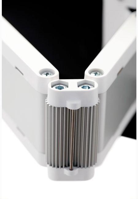 SMS Multimonitor Tischhalterung Control 6-fach Tischklemme Detailansicht