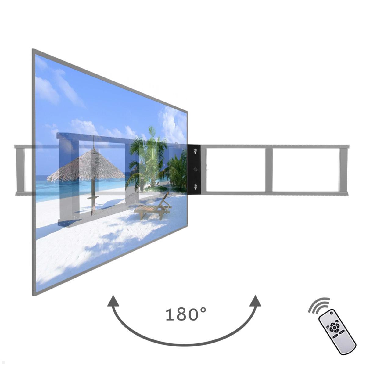 MonLines mySwing MSM08 elektrische TV Wandhalterung bis 75 Zoll, schwarz