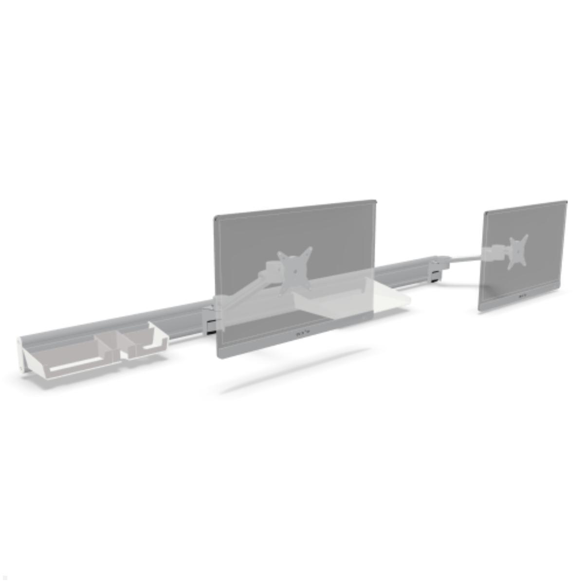 Dataflex Viewlite Schienensystem/Slatwall für die Wand 1800mm (58.718), Front, Zubehör optional