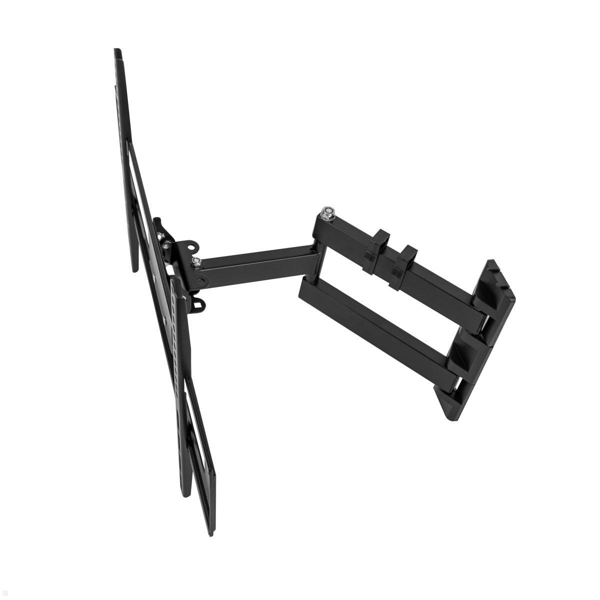 MonLines MWH021B schwenkbare TV Wandhalterung 37 bis 75 Zoll, schwarz Ansicht