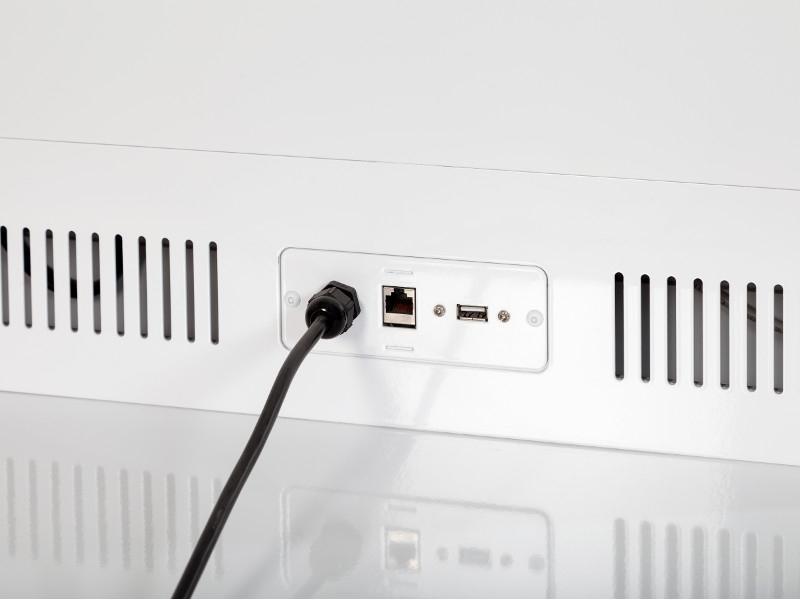 MonLines MDS015W Design IR Touch Display Stele 49 Zoll THIN Anschlüsse