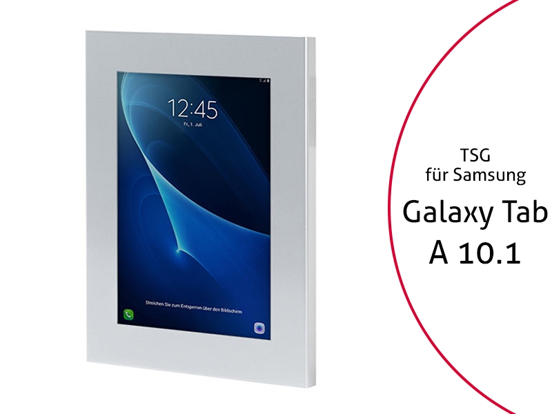TabLines TSG050S Tablet Schutzgehäuse für Samsung Tab A 10.1, silber 