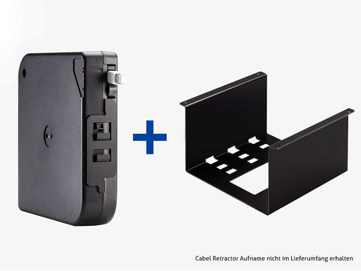 Bachmann CABLE RETRACTOR Kabelauszug CAT6 Kupplung, CAT6 Stecker, Kabel 1,5m (930.550) Kombination
