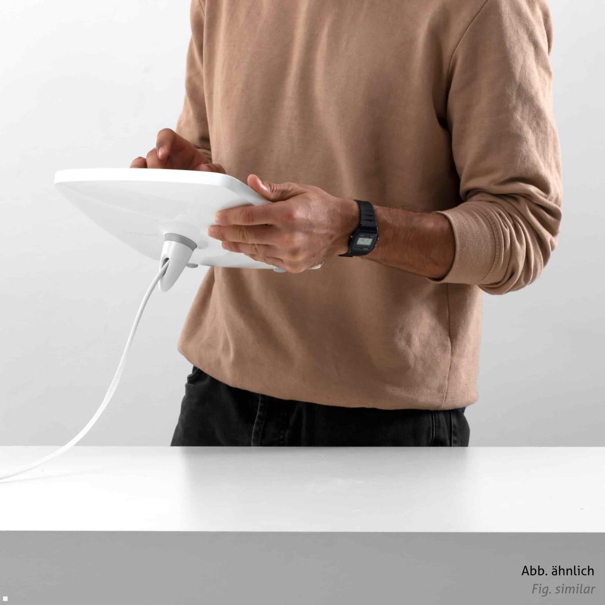 Bouncepad LOUNGE Tischständer Apple iPad 10.9 (10. Gen.), schwarz, interaktiv