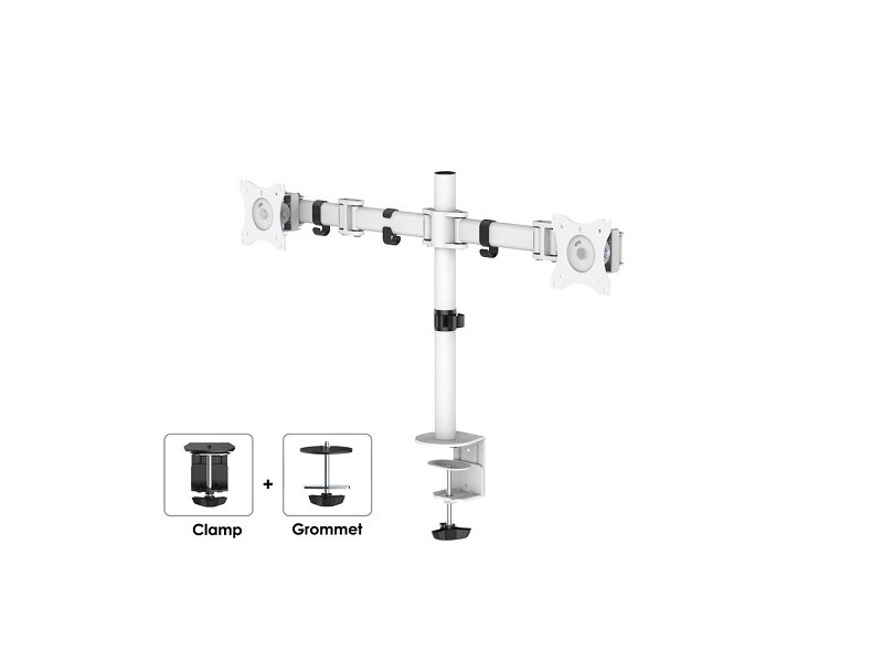 NewStar NM-D135D NeoMounts Dual-Monitor Tischhalter schwenkbar 10-27"