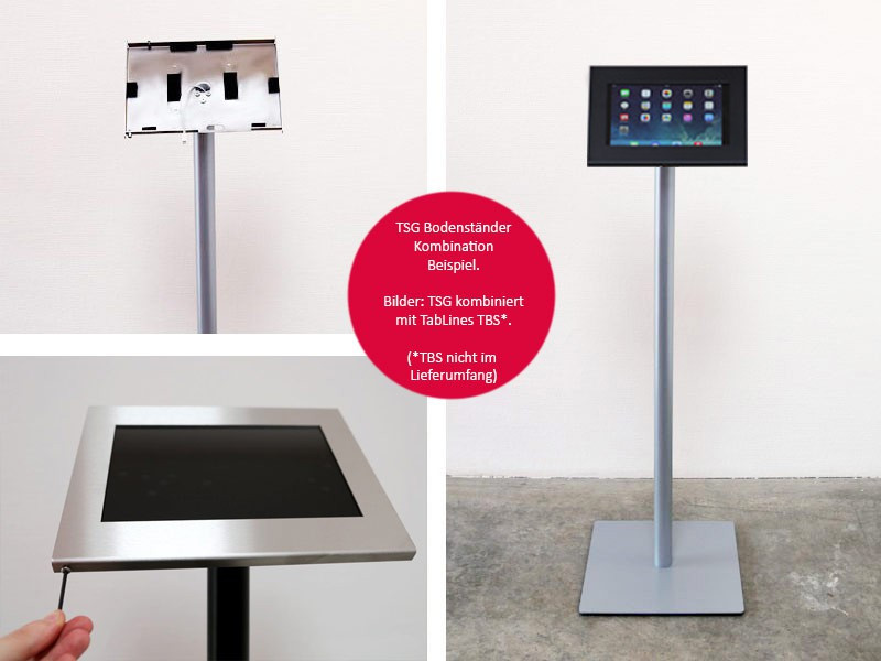 TabLines TSG052B Tablet Bodenständer Samsung Galaxy Tab A
