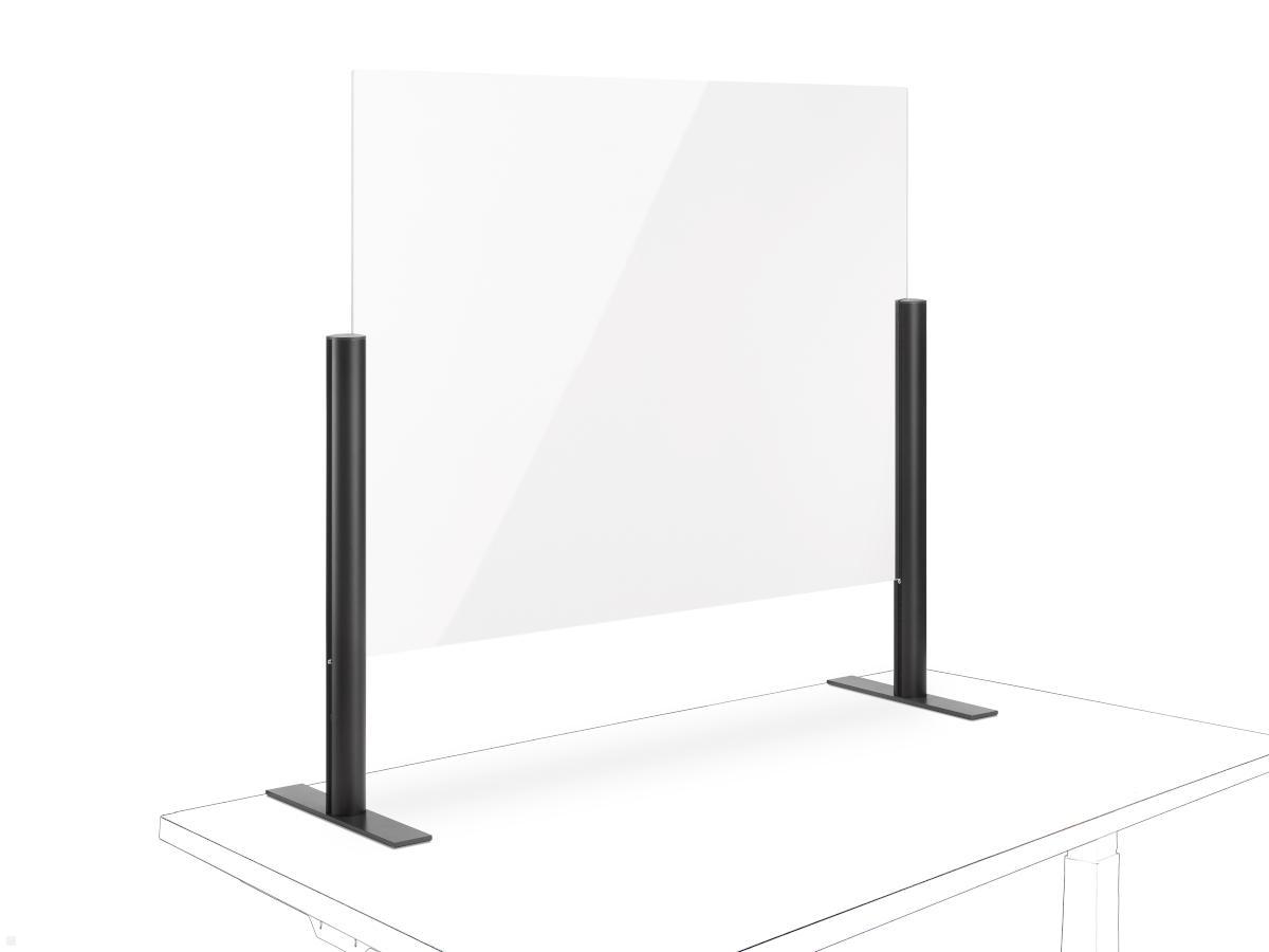 Novus POS Protect Trennwand Standfuß 75x50 cm (854+0265+000), anthrazit