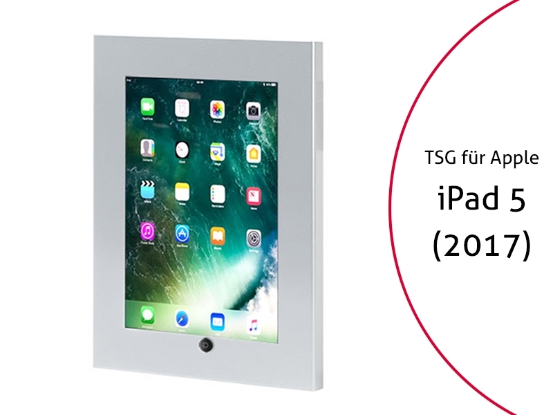 TabLines TSG042S Tablet Schutzgehäuse für Apple iPad 5 (2017), HB, silber