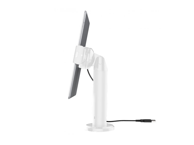 Compulocks RISE Cling universal Tablet Tischhalterung schwenkbar 200mm, weiß Seitenansicht