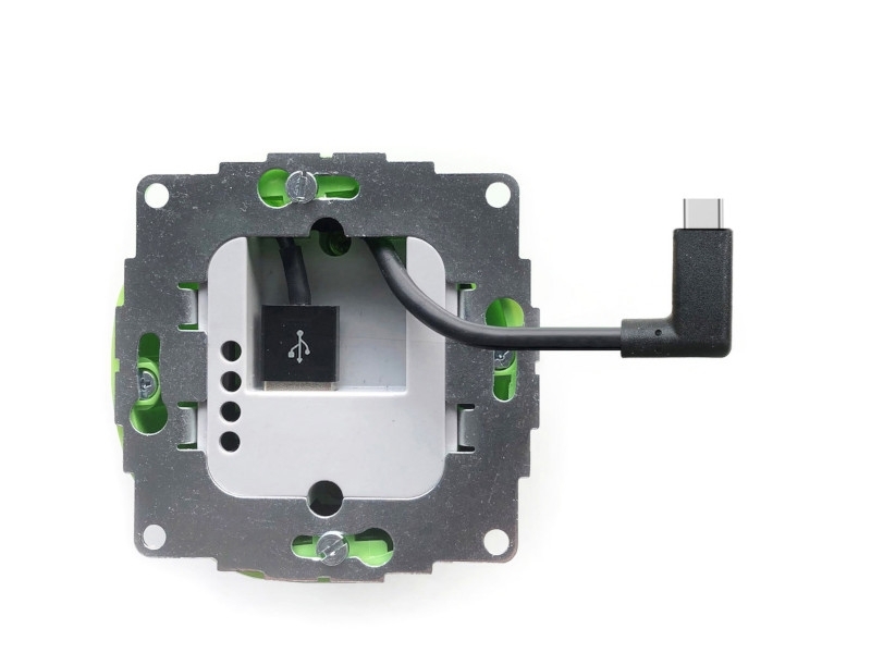 smart things Zubehör sCharge Unterputz Netzteil Dock + sDock Fix USB-C Anschluss