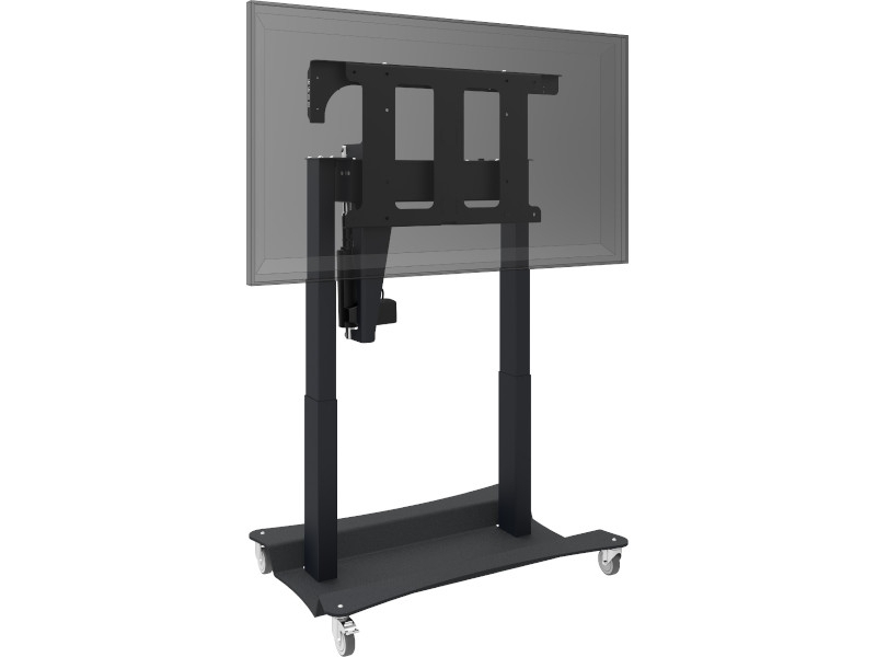 SmartMetals Tip & Touch Mobiler Touchscreen Trolley horizontal bis 65 Zoll Monitor Horizontal