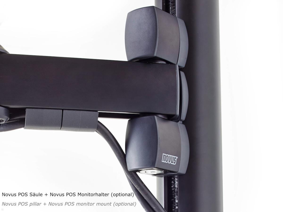 Novus POS Protect Trennwand Säule + POS Monitorhalter optional