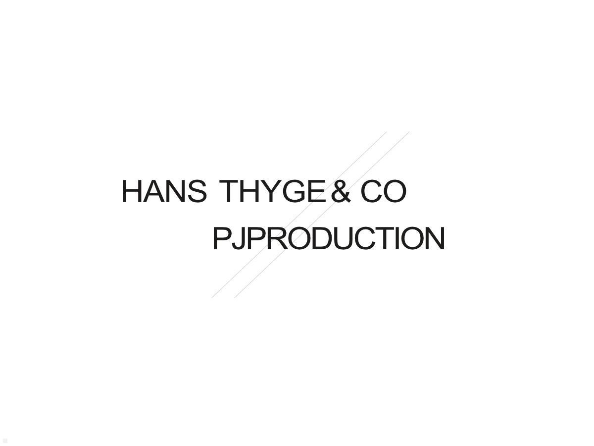 APTO by PJ Production Katalog Hans Thyge & Co.