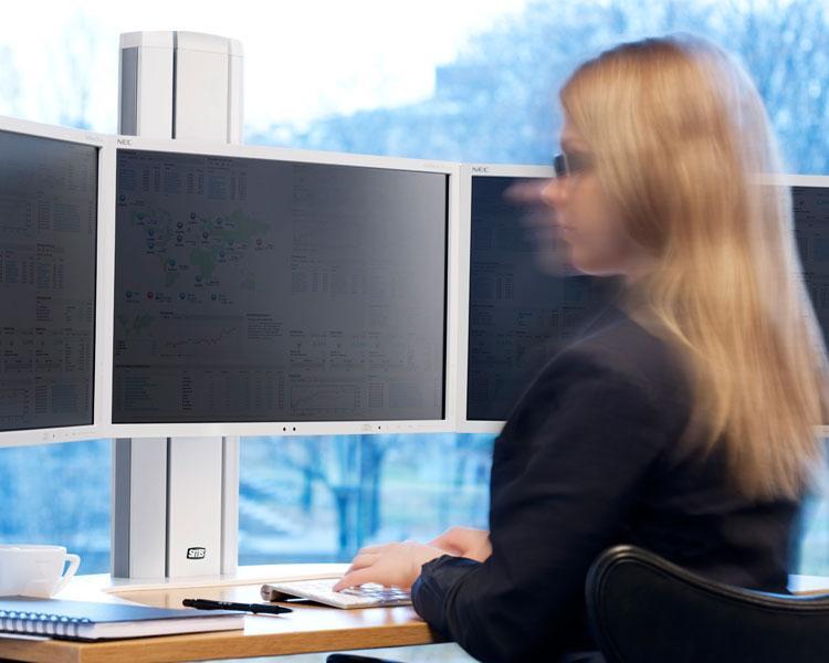 SMS Multimonitor Tischhalterung Control 3-fach Standfuß (MM051007-P0)