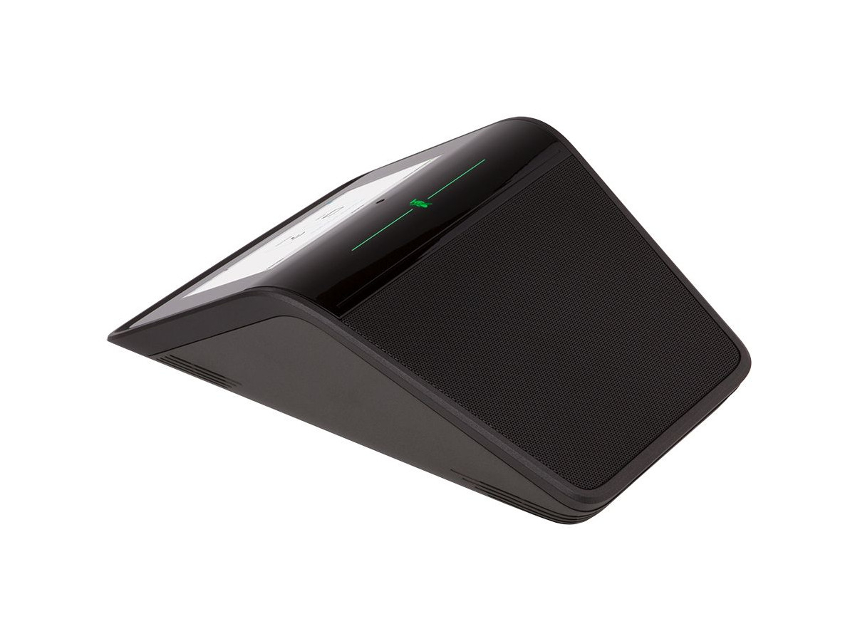 Crestron Mercury Video Konferenzsystem mit Huddly IQ™ Kamera Rückansicht