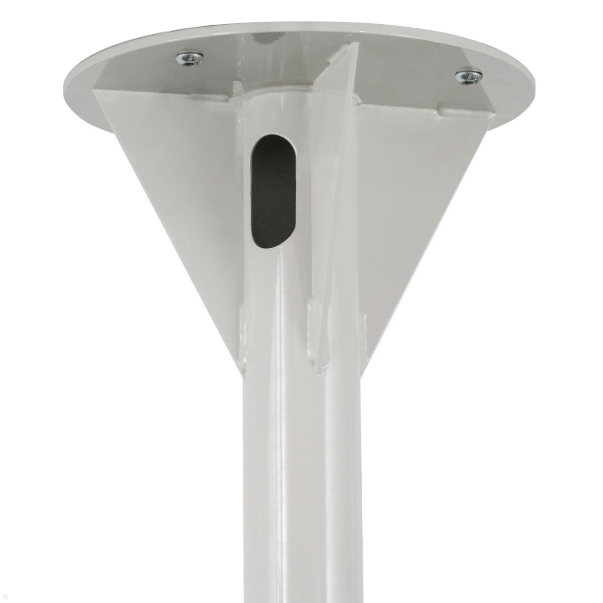 B-Tech BT7594 medizinische Monitor Deckenhalterung bis 28 Zoll, weiß, Deckenbefestigung